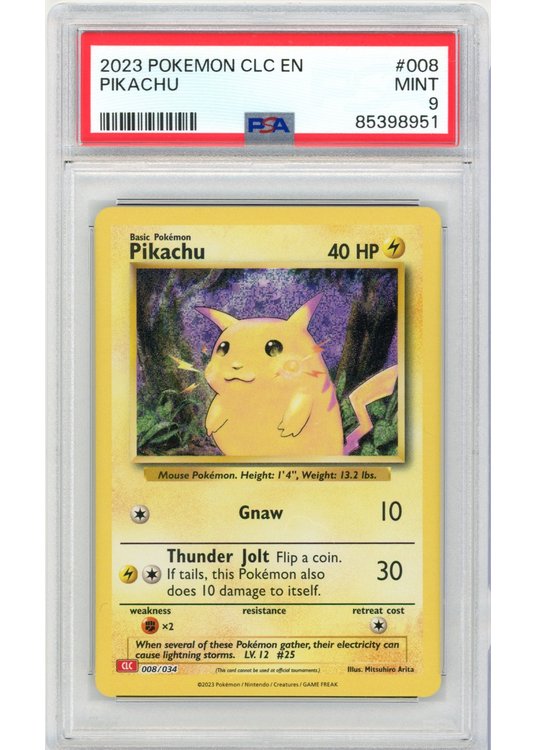Pikachu – 008/034 – PSA 9