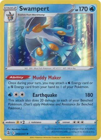 Swampert - 64/264 (Holo)