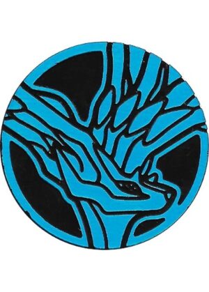 Xerneas Pokemon mønt (Blå - Rainbow Holo) - Almindelig