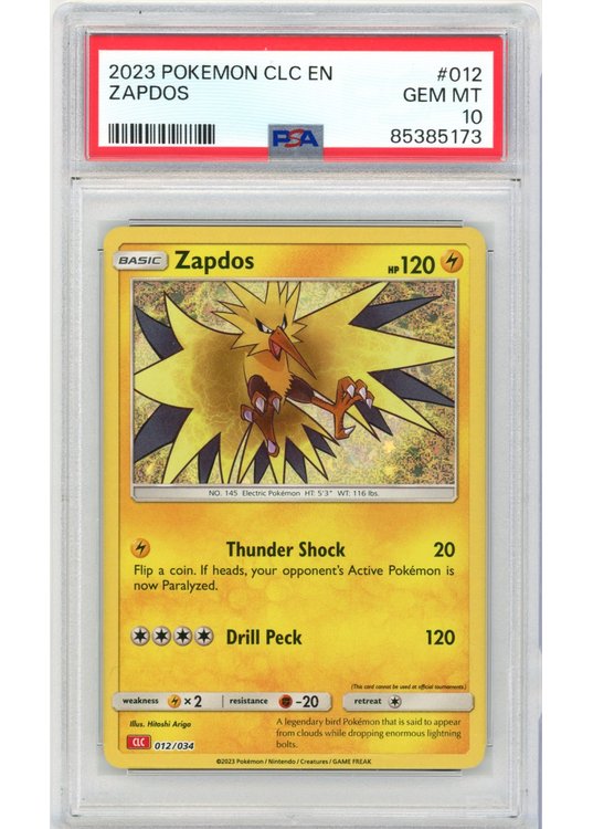 Zapdos – 012/034 – PSA 10