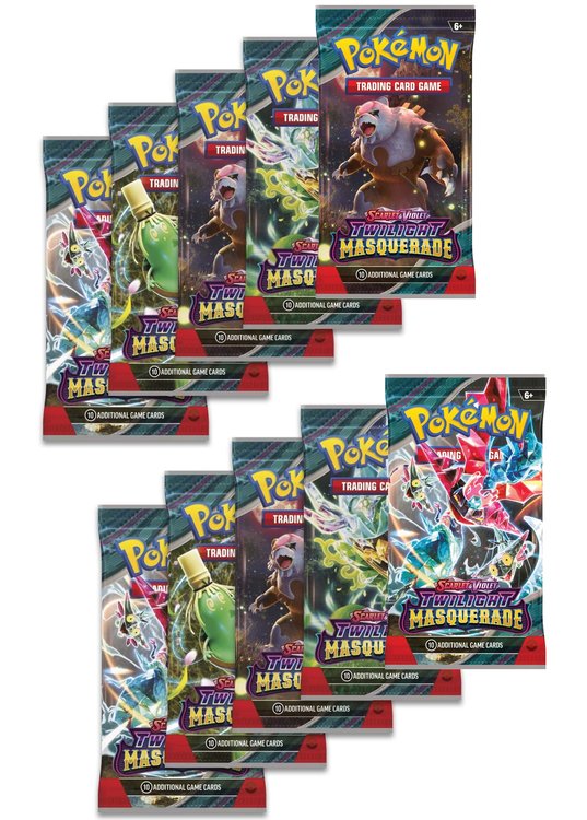 10 Booster Pakker fra SV06 Twilight Masquerade