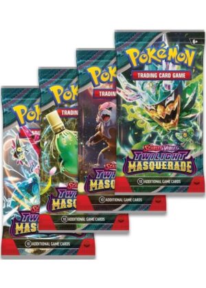 Booster Pack full artwork set (4 stk.) fra SV06 Twilight Masquerade