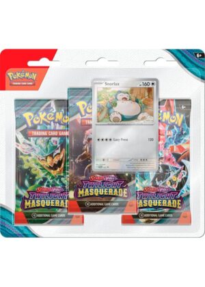 Snorlax blister pack (3 stk.) - SV06 Twilight Masquerade