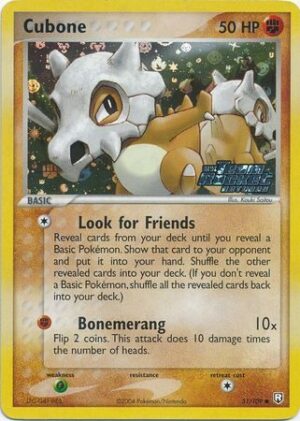Cubone - 51/109 - Reverse