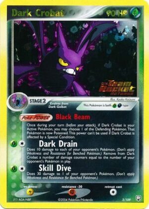 Dark Crobat - 3/109 - Reverse