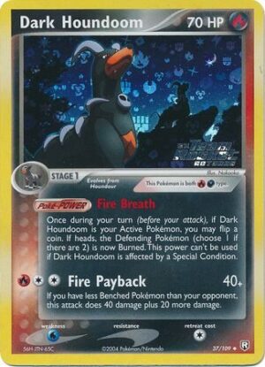 Dark Houndoom - 37/109 - Reverse