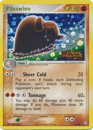 Piloswine - 13/109 - Reverse
