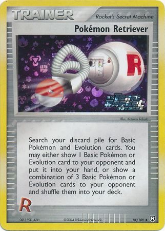 Pokémon Retriever – 84/109 – Reverse