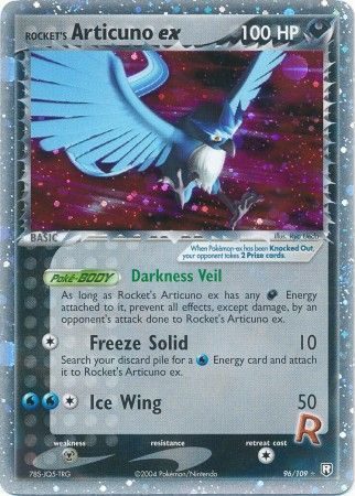 Rocket's Articuno ex - 96/109