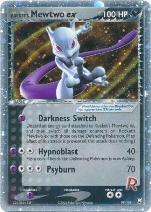 Rocket's Mewtwo ex - 99/109