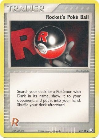 Rocket’s Poké Ball – 89/109