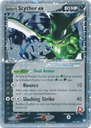 Rocket's Scyther ex - 102/109