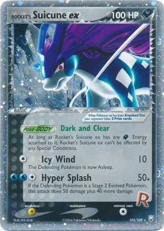 Rocket’s Suicune ex – 105/109