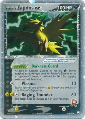 Rocket's Zapdos ex - 106/109