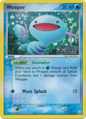 Wooper - 81/109 - Reverse