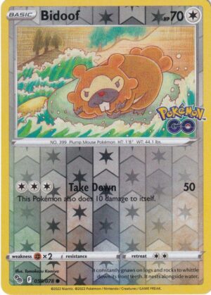 Bidoof - 59/078 - Reverse