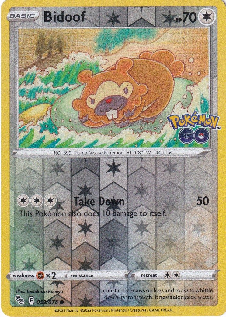 Bidoof - 59/078 - Reverse