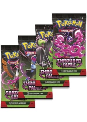 Booster Pack full artwork set (4 stk.) fra SV06.5 Shrouded Fable