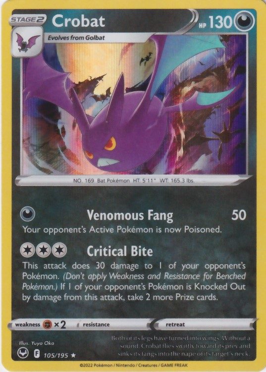 Crobat - 105/195 (Holo)