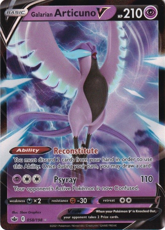 Galarian Articuno V - 058/198