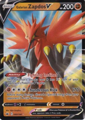 Galarian Zapdos V - 080/198