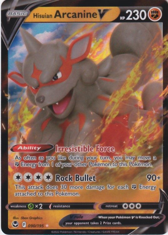 Hisuian Arcanine V - 90/195