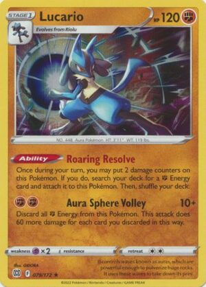 Lucario - 79/172 (Holo)