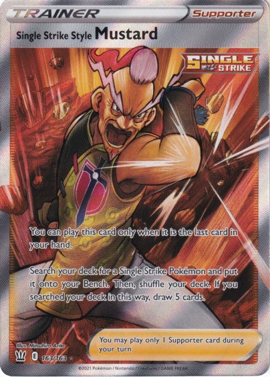 Single Strike Style Mustard - 163/163