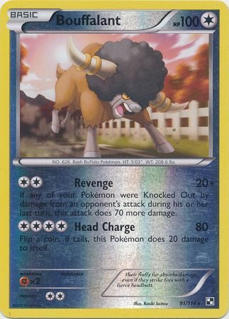 Bouffalant - 91/114 - Reverse