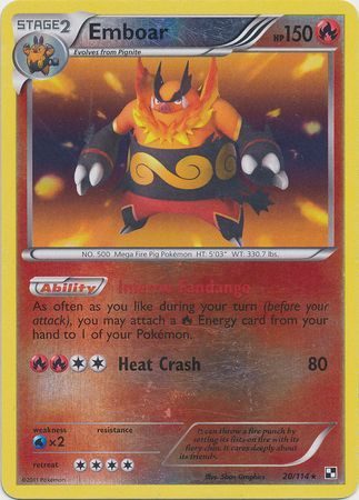 Emboar - 20/114 - Reverse