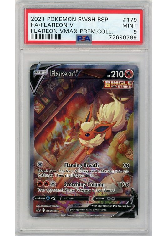 Flareon V SWSH179 PSA 9