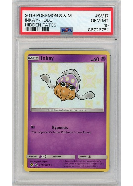 Inkay – SV17/SV94 – PSA 10