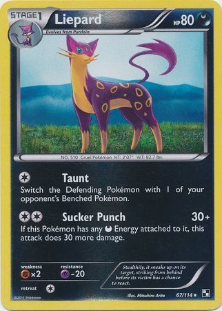 Liepard - 67/114 - Reverse