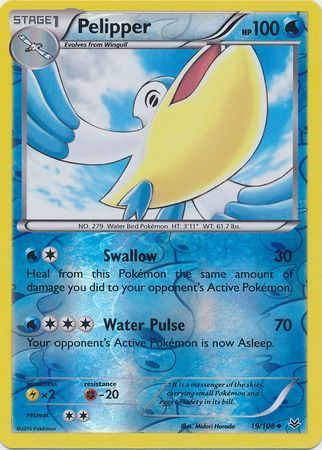 Pelipper - 19/108 - Reverse