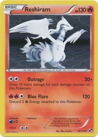 Reshiram - 26/114 (Holo)
