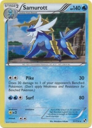Samurott - 31/114 (Holo)