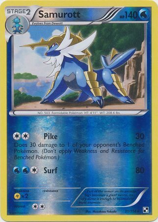 Samurott - 31/114 - Reverse