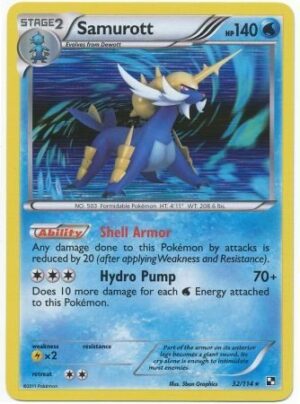 Samurott - 32/114 (Holo)
