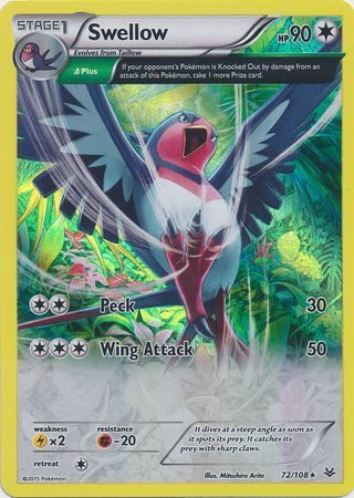 Swellow - 72/108 (Holo)