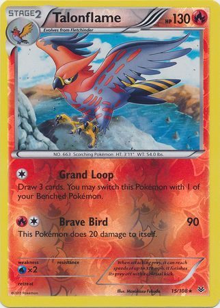 Talonflame – 15/108 – Reverse