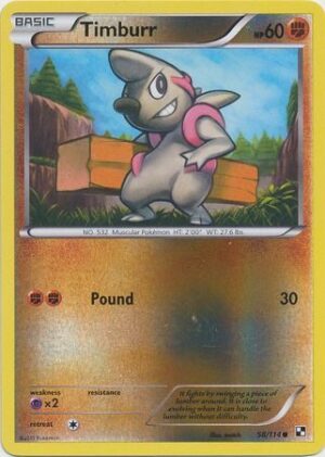 Timburr - 58/114 - Reverse