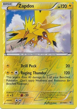 Zapdos - 23/108 - Reverse