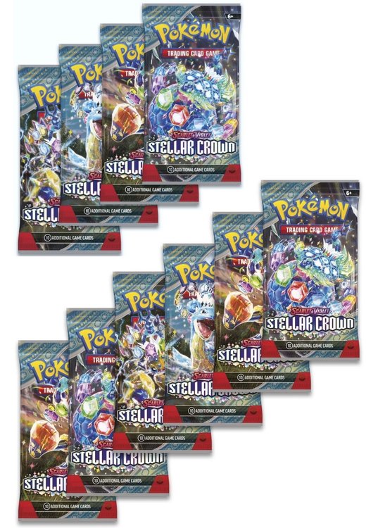 10 Booster Pakker fra SV07 Stellar Crown