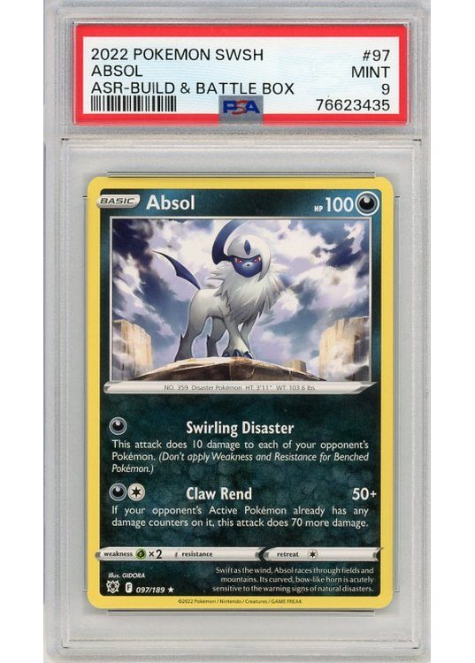 Absol – Non Holo – 097/189 – PSA 9