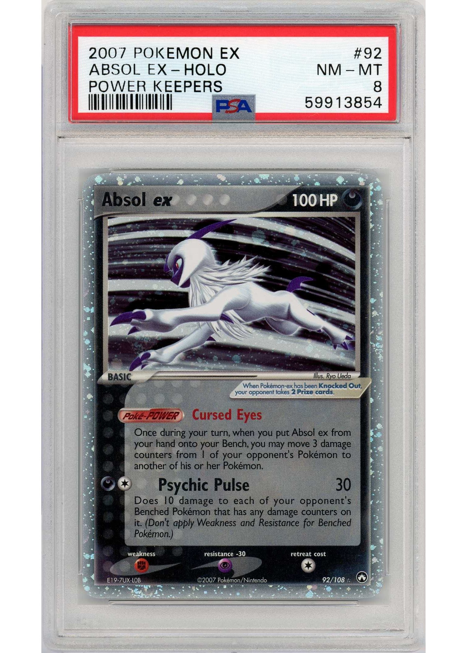 Absol ex PSA 8 - Gradede pokemon kort på Pokemons.dk