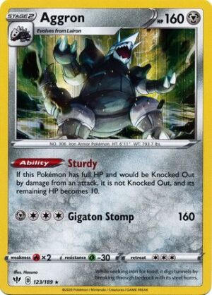 Aggron - 123/189 (Holo)
