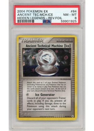 Ancient Technical Machine [Ice] 84/101 Reverse Foil PSA 8