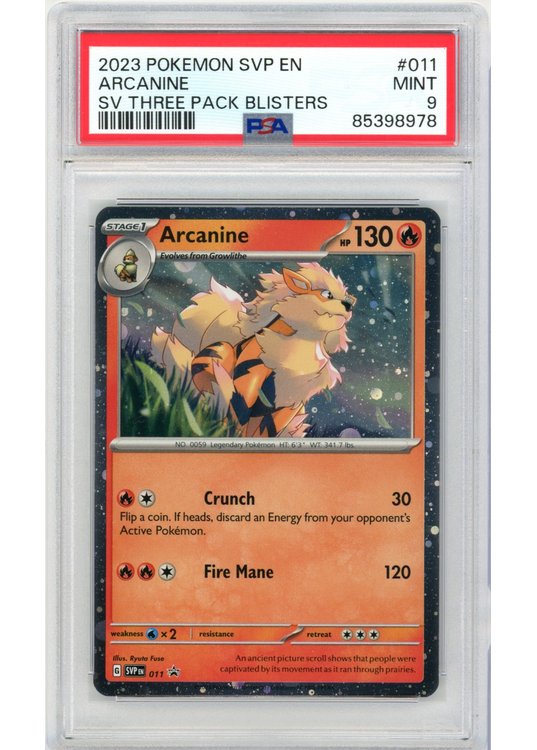 Arcanine SVP011 PSA 9