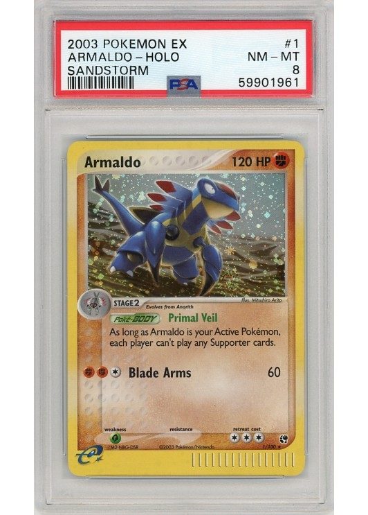 Armaldo 1/100 PSA 8