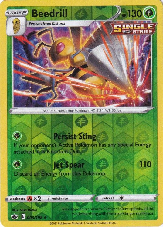 Beedrill - 003/198 - Reverse
